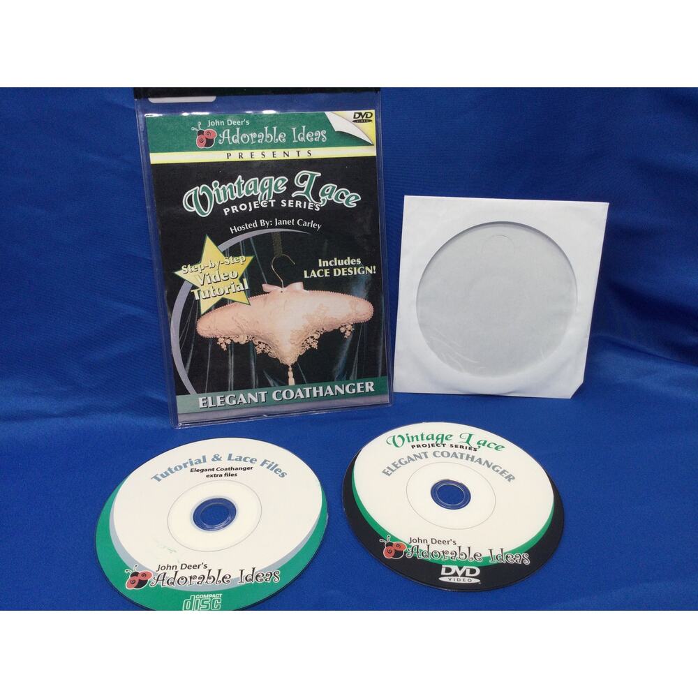 Adorable Ideas VTG Lace DVD Video Tutorial Elegant Coat hanger
